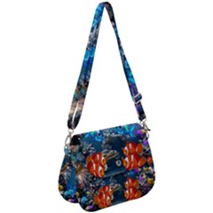 Aquarium Fish Tank Sea Life Saddle Handbag by Wegoenart