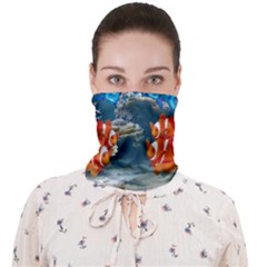 Aquarium Fish Tank Sea Life Face Covering Bandana (adult) by Wegoenart