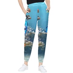 Aquarium Fish Tank Sea Life Tapered Pants by Wegoenart