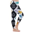 Zodiac Astrology Horoscope Pattern Classic Winter Leggings View3