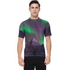 Fantasy Pyramid Mystic Space Men s Short Sleeve Rash Guard by Wegoenart