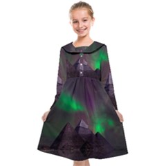 Fantasy Pyramid Mystic Space Kids  Midi Sailor Dress