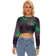 Fantasy Pyramid Mystic Space Lightweight Long Sleeve Sweatshirt by Wegoenart