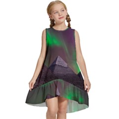 Fantasy Pyramid Mystic Space Kids  Frill Swing Dress by Wegoenart