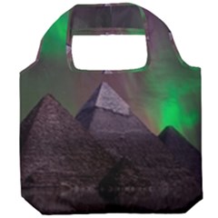 Fantasy Pyramid Mystic Space Foldable Grocery Recycle Bag by Wegoenart