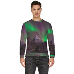 Fantasy Pyramid Mystic Space Men s Fleece Sweatshirt by Wegoenart