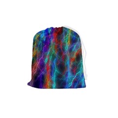 Wizzard Flash Flashes Template Abstract Drawstring Pouch (medium) by Wegoenart