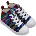 Wizzard Flash Flashes Template Abstract Kids  Mid-Top Canvas Sneakers View3