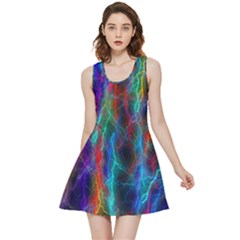 Wizzard Flash Flashes Template Abstract Inside Out Reversible Sleeveless Dress by Wegoenart