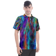 Wizzard Flash Flashes Template Abstract Men s Polo Tee by Wegoenart