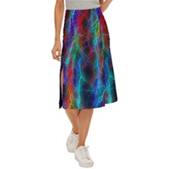 Wizzard Flash Flashes Template Abstract Midi Panel Skirt by Wegoenart