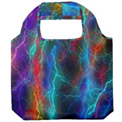 Wizzard Flash Flashes Template Abstract Foldable Grocery Recycle Bag by Wegoenart