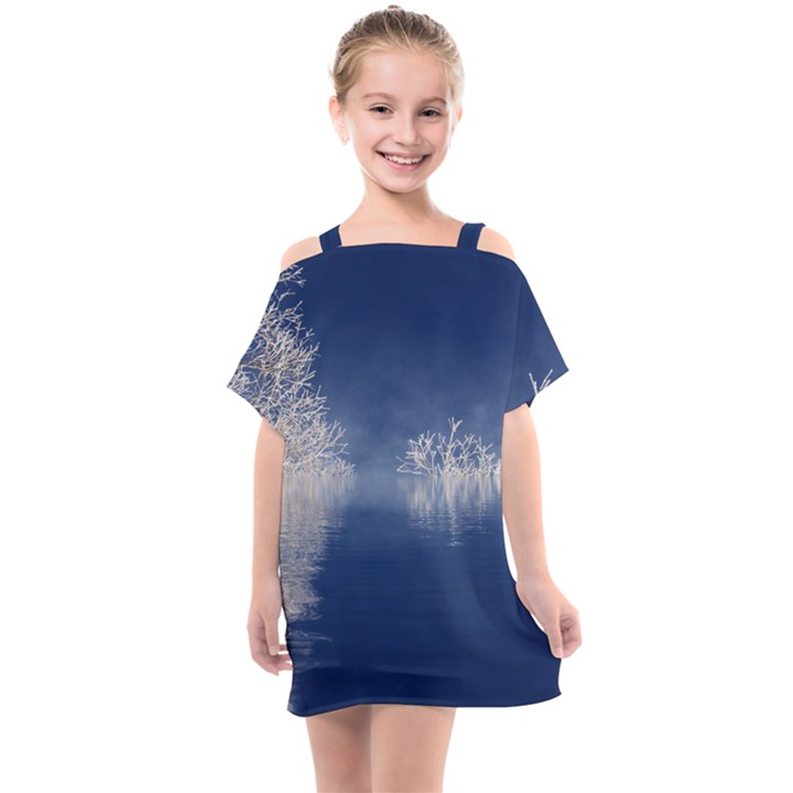 Fantasy Landscape Fantasy Kids  One Piece Chiffon Dress