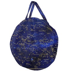 Card The Main Star Giant Round Zipper Tote by Wegoenart