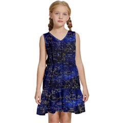 Card The Main Star Kids  Sleeveless Tiered Mini Dress by Wegoenart