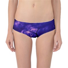 Forest Night Heaven Cloud Nature Classic Bikini Bottoms by Wegoenart