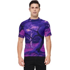 Forest Night Heaven Cloud Nature Men s Short Sleeve Rash Guard by Wegoenart