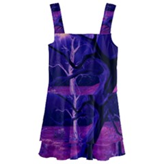 Forest Night Heaven Cloud Nature Kids  Layered Skirt Swimsuit by Wegoenart