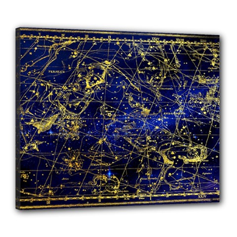 Constellation Perseus Andromeda Galaxy Canvas 24  X 20  (stretched) by Wegoenart