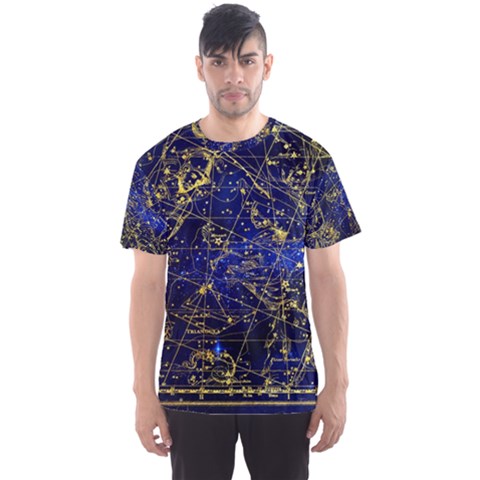 Constellation Perseus Andromeda Galaxy Men s Sport Mesh Tee by Wegoenart