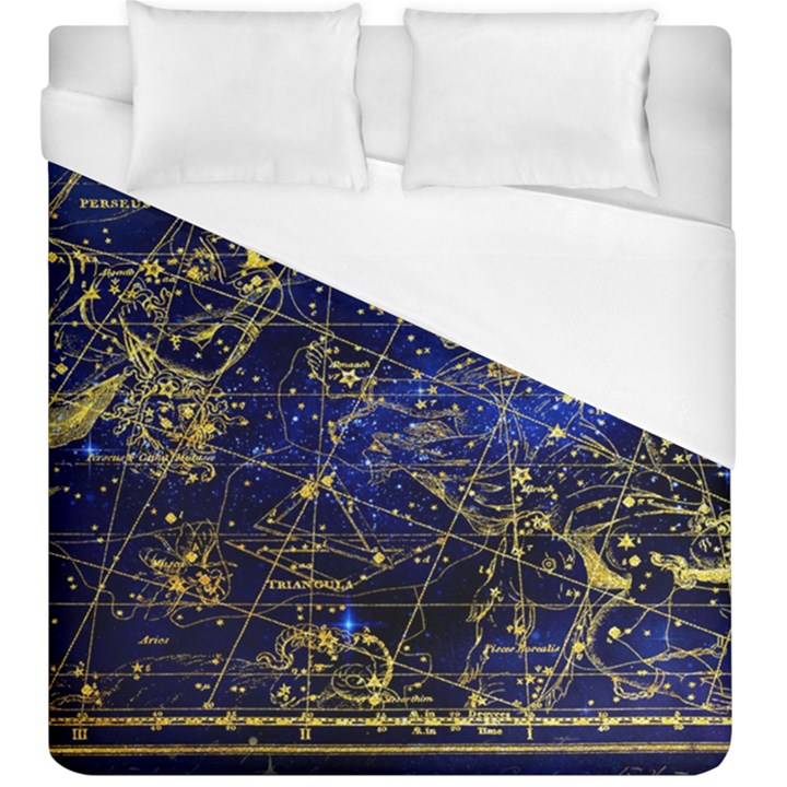 Constellation Perseus Andromeda Galaxy Duvet Cover (King Size)