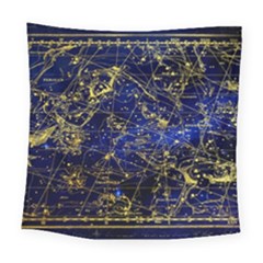 Constellation Perseus Andromeda Galaxy Square Tapestry (large) by Wegoenart