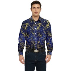 Constellation Perseus Andromeda Galaxy Men s Long Sleeve  Shirt by Wegoenart