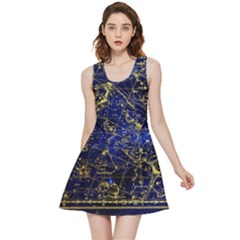 Constellation Perseus Andromeda Galaxy Inside Out Reversible Sleeveless Dress by Wegoenart