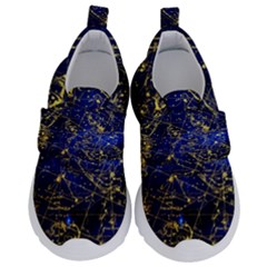 Constellation Perseus Andromeda Galaxy Kids  Velcro No Lace Shoes by Wegoenart