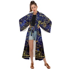 Constellation Perseus Andromeda Galaxy Maxi Kimono by Wegoenart