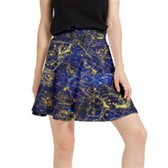 Constellation Perseus Andromeda Galaxy Waistband Skirt by Wegoenart