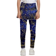 Constellation Perseus Andromeda Galaxy Kids  Skirted Pants by Wegoenart