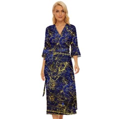 Constellation Perseus Andromeda Galaxy Midsummer Wrap Dress