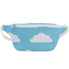 Clouds Blue Pattern Waist Bag  by ConteMonfrey