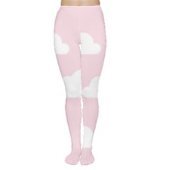 Clouds Pink Pattern   Tights