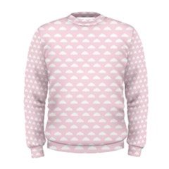 Little Clouds Pattern Pink Men s Sweatshirt by ConteMonfrey