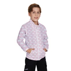 Little Clouds Pattern Pink Kids  Windbreaker by ConteMonfrey