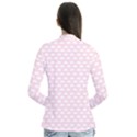 Little Clouds Pattern Pink Drape Collar Cardigan View2