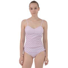 Little Clouds Pattern Pink Sweetheart Tankini Set by ConteMonfrey