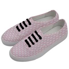 Little Clouds Pattern Pink Men s Classic Low Top Sneakers by ConteMonfrey