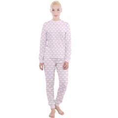 Little Clouds Pattern Pink Women s Lounge Set by ConteMonfrey