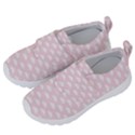 Little Clouds Pattern Pink Kids  Velcro No Lace Shoes View2