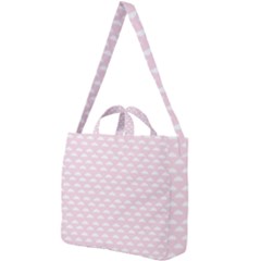 Little Clouds Pattern Pink Square Shoulder Tote Bag by ConteMonfrey