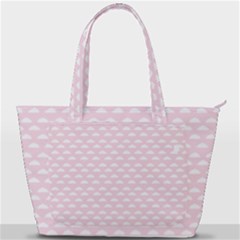 Little Clouds Pattern Pink Back Pocket Shoulder Bag  by ConteMonfrey