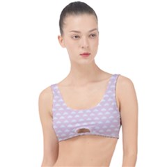 Little Clouds Pattern Pink The Little Details Bikini Top by ConteMonfrey