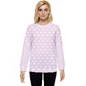 Little Clouds Pattern Pink Hidden Pocket Sweatshirt View1