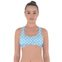 Little Clouds Blue  Got No Strings Sports Bra View1