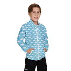 Little Clouds Blue  Kids  Windbreaker by ConteMonfrey