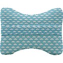 Little Clouds Blue  Velour Seat Head Rest Cushion View2