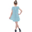 Little Clouds Blue  Kids  Tie Up Tunic Dress View2